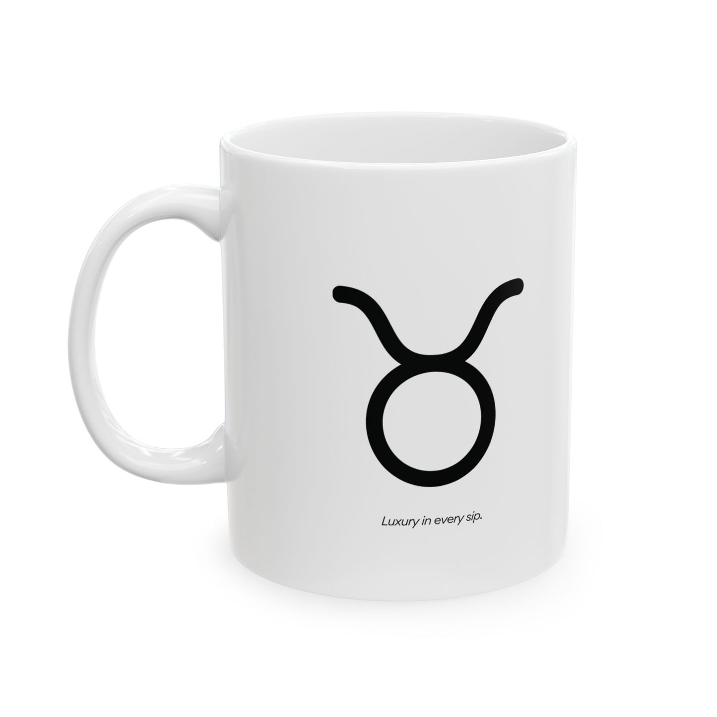 Taurus Ceramic Mug (White), 11oz