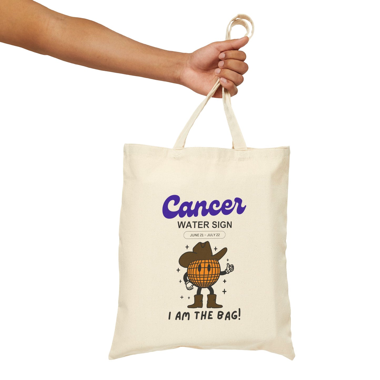 CANCER "I Am The Bag" Tote (Color)