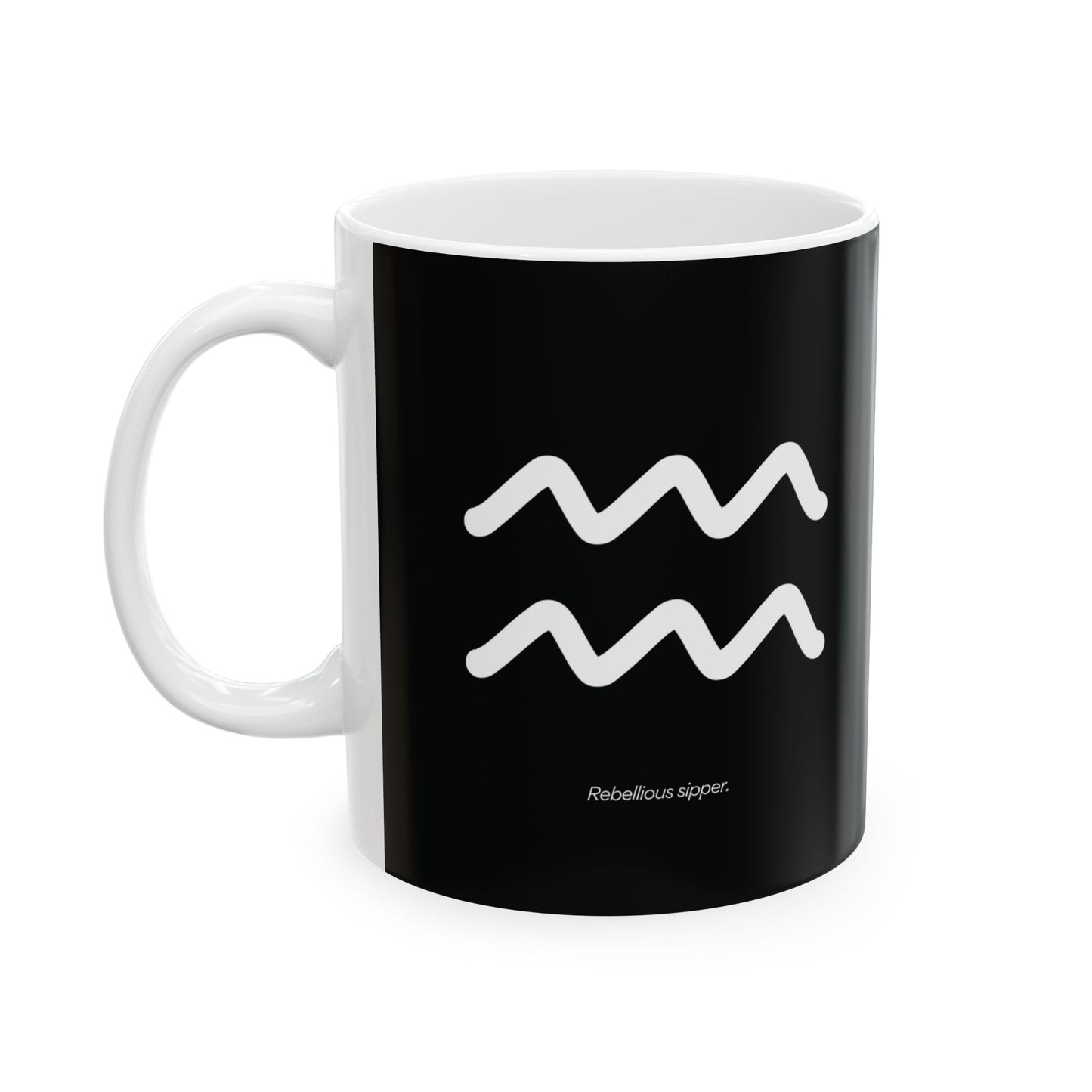 Aquarius Ceramic Mug, 11oz