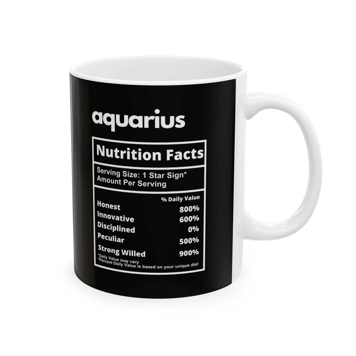 Aquarius Ceramic Mug, 11oz