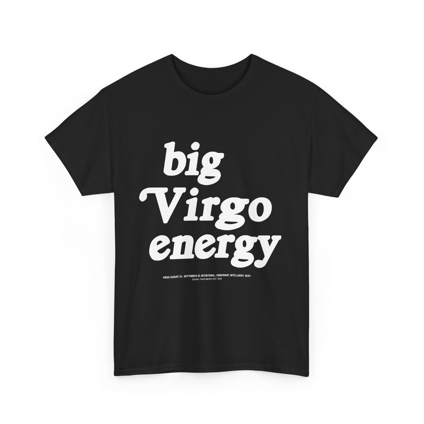 "Big Virgo Energy" Heavy Cotton Tee