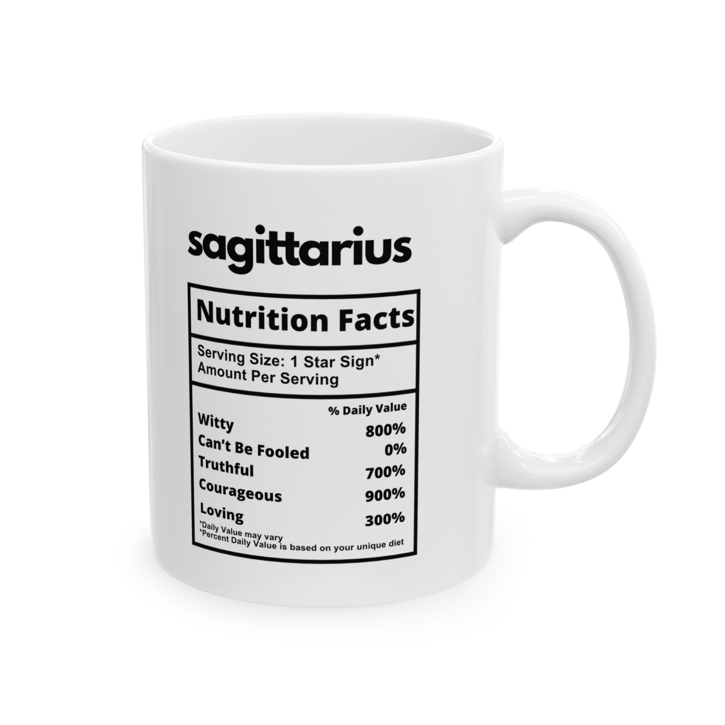 Sagittarius Ceramic Mug (White), 11oz