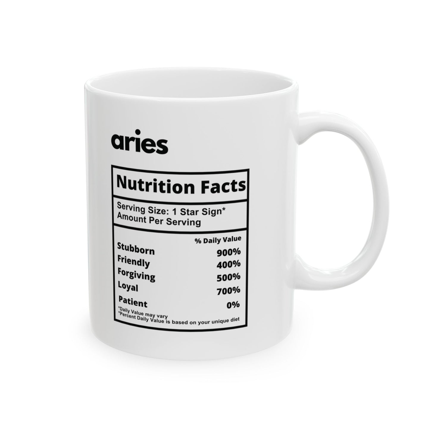 Aries Ceramic Mug, 11oz