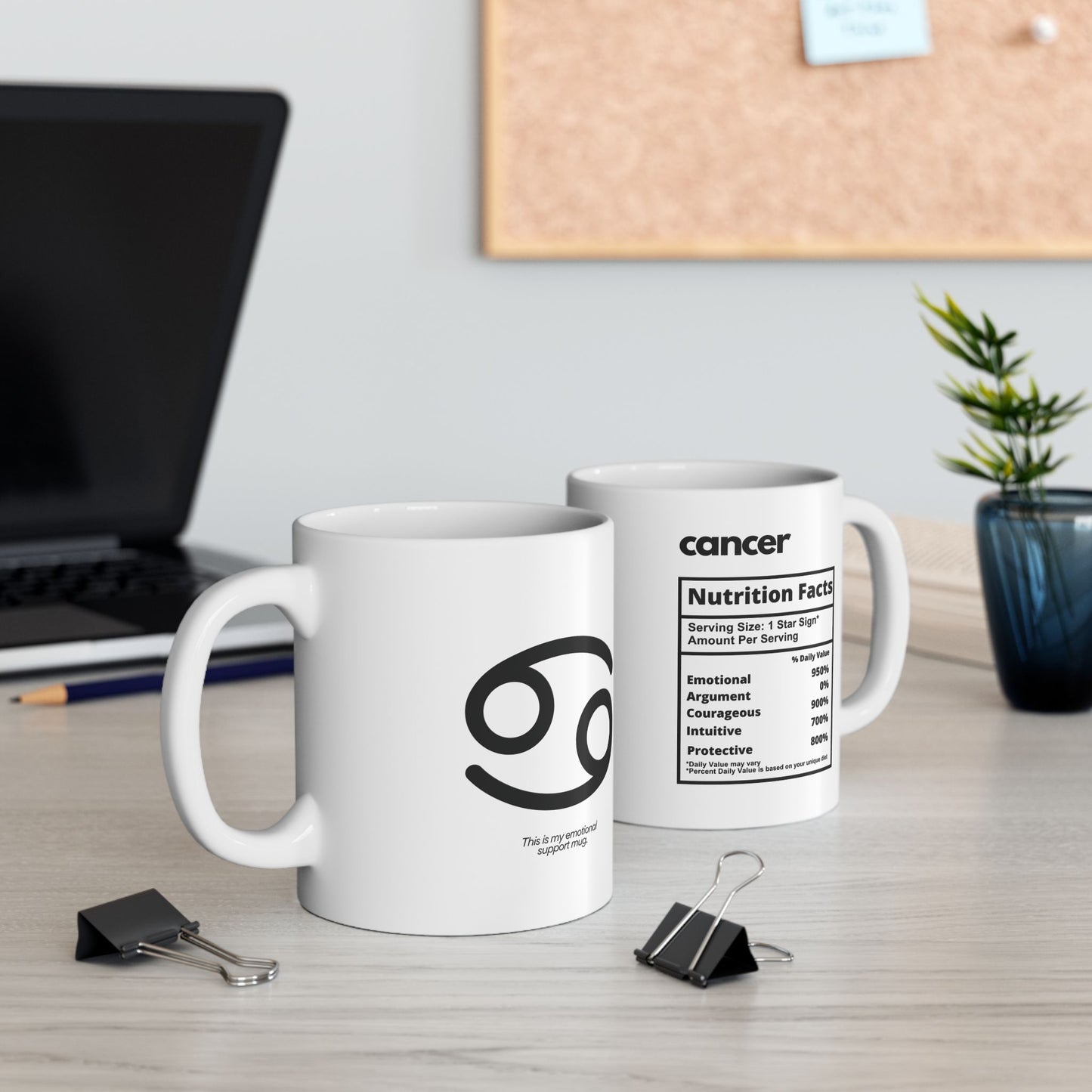 Cancer Ceramic Mug (White), 11oz