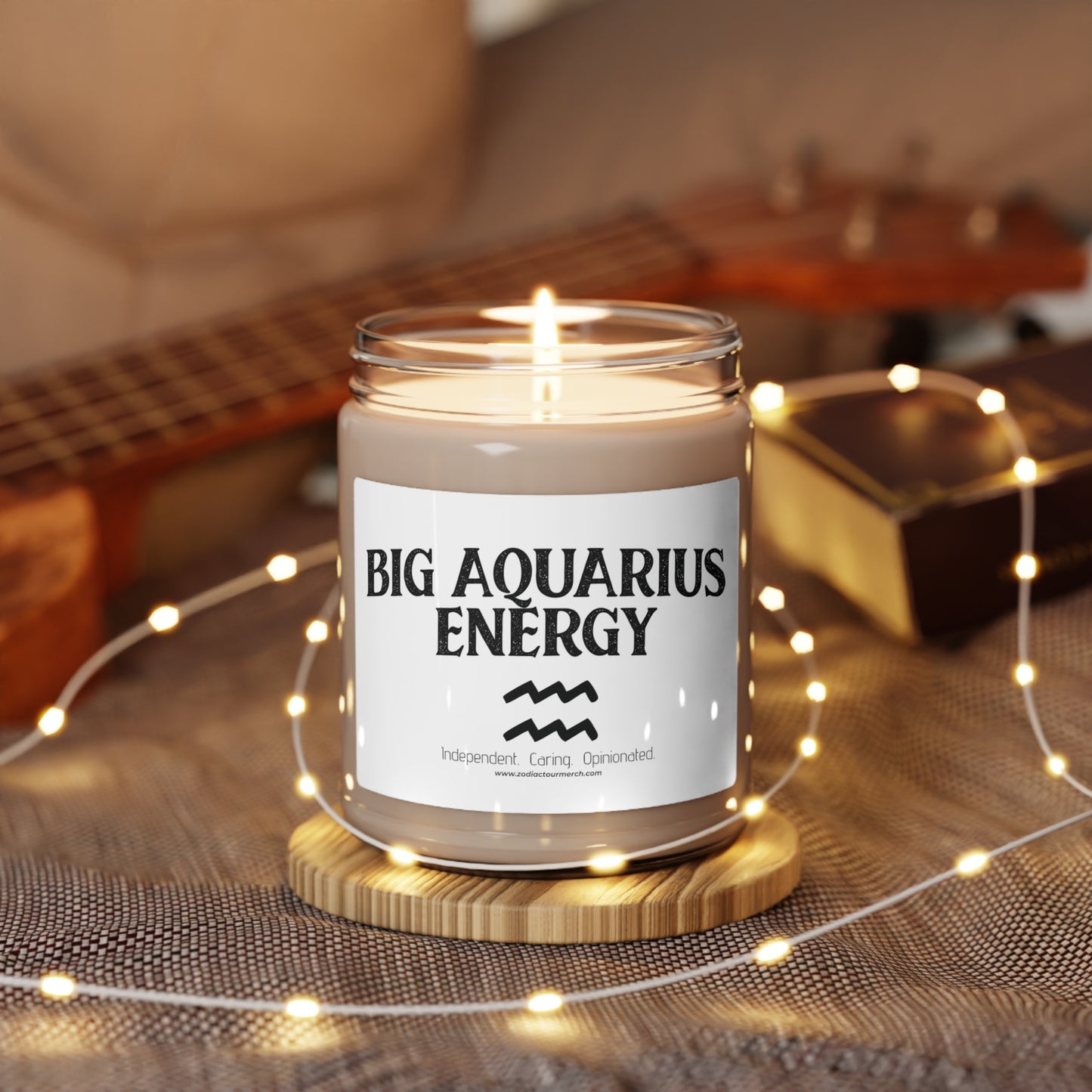 Big Aquarius Energy Scented Soy Candle, 9oz