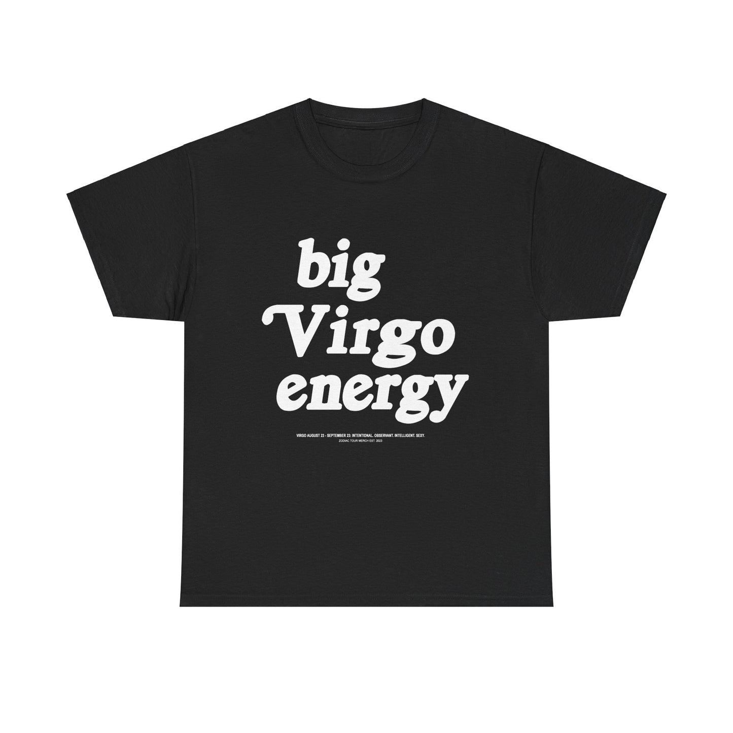 "Big Virgo Energy" Heavy Cotton Tee