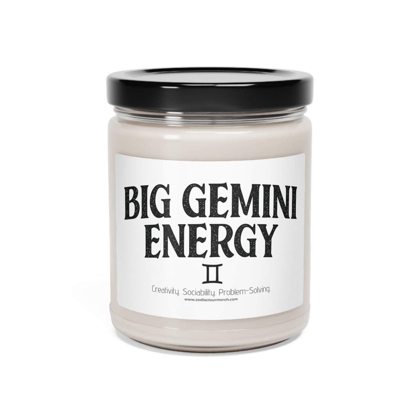 Big Gemini Energy Scented Soy Candle, 9oz