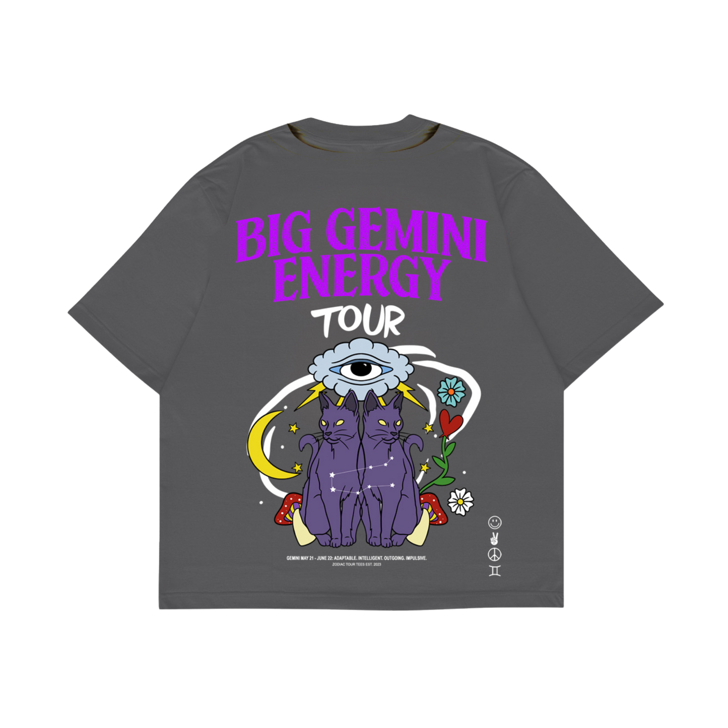 Big Gemini Energy Tour Style T-Shirt