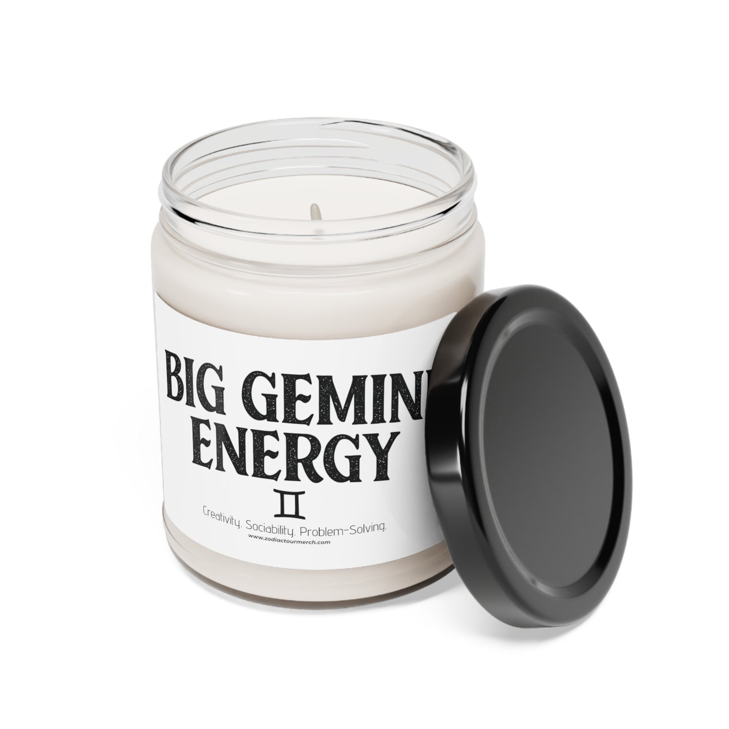 Big Gemini Energy Scented Soy Candle, 9oz