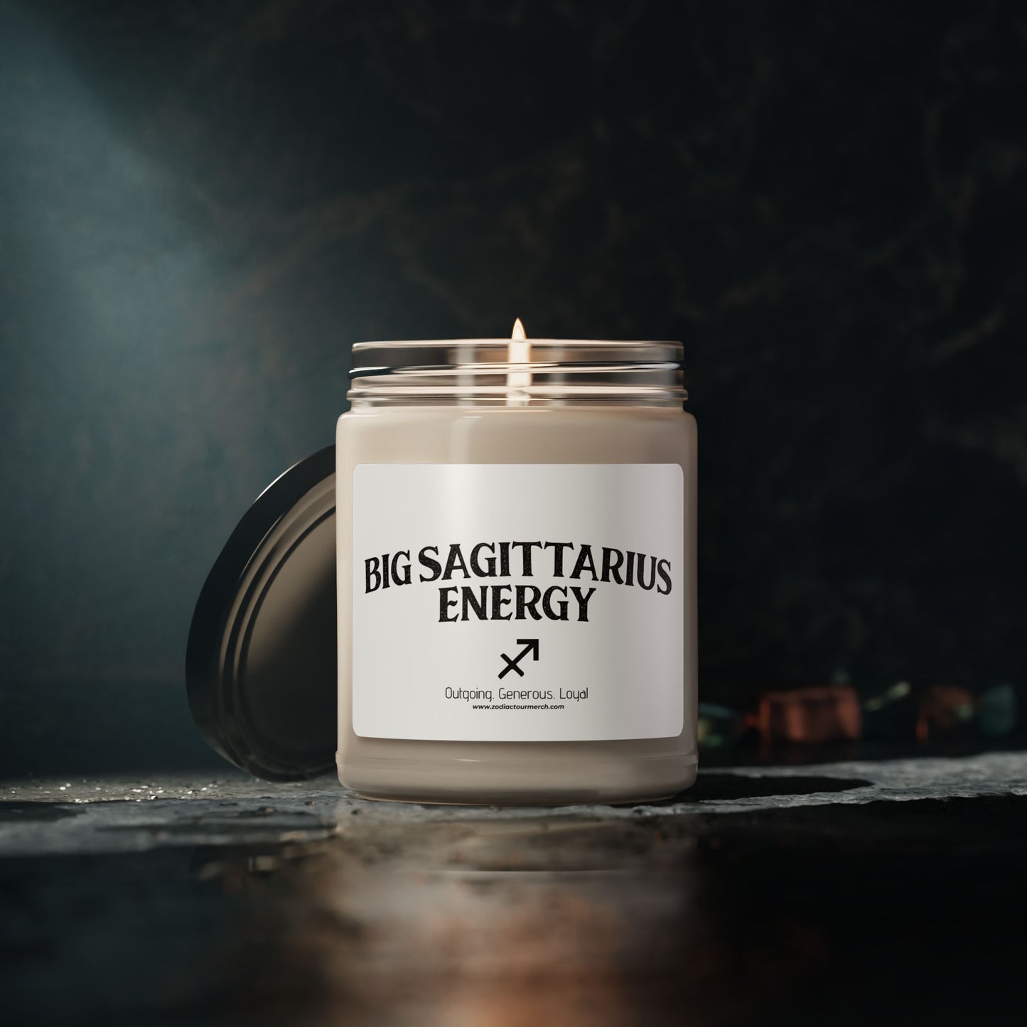 Big Sagittarius Energy Scented Soy Candle, 9oz