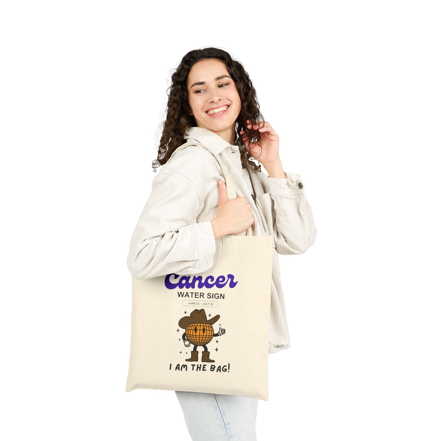 CANCER "I Am The Bag" Tote (Color)