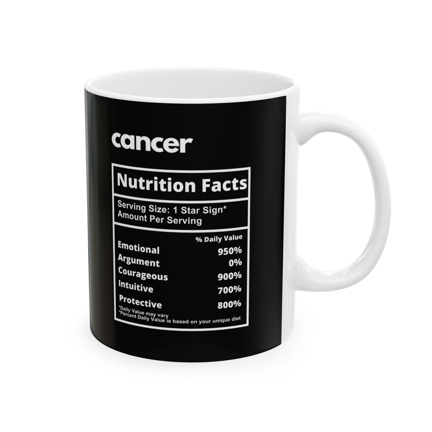 Cancer Ceramic Mug, 11oz