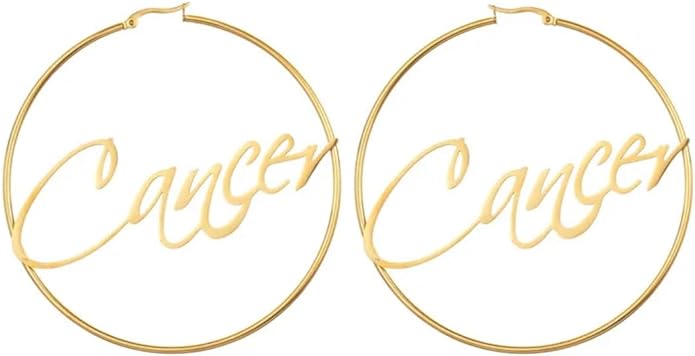 Zodiac Hoop Earrings