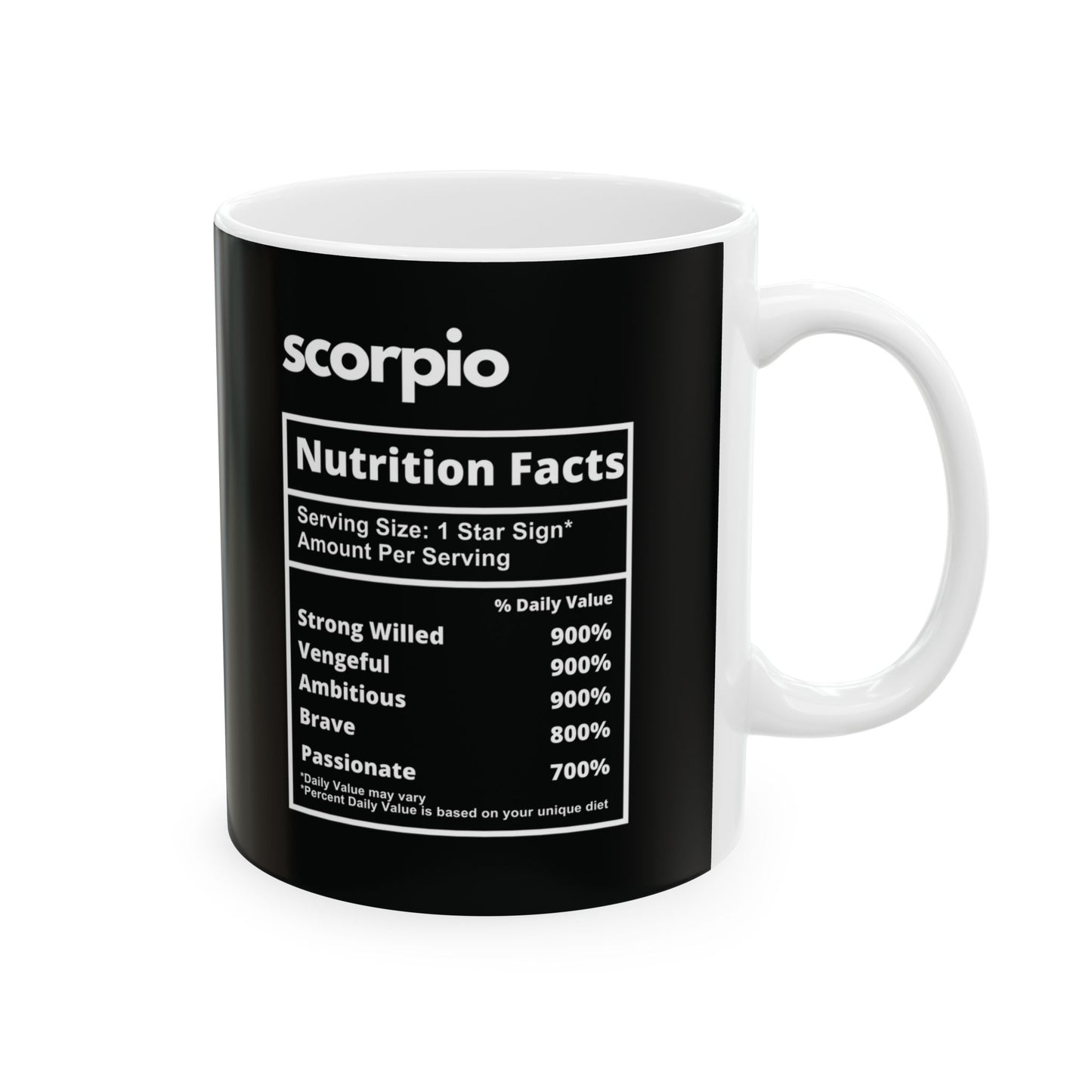 Scorpio Ceramic Mug, 11oz