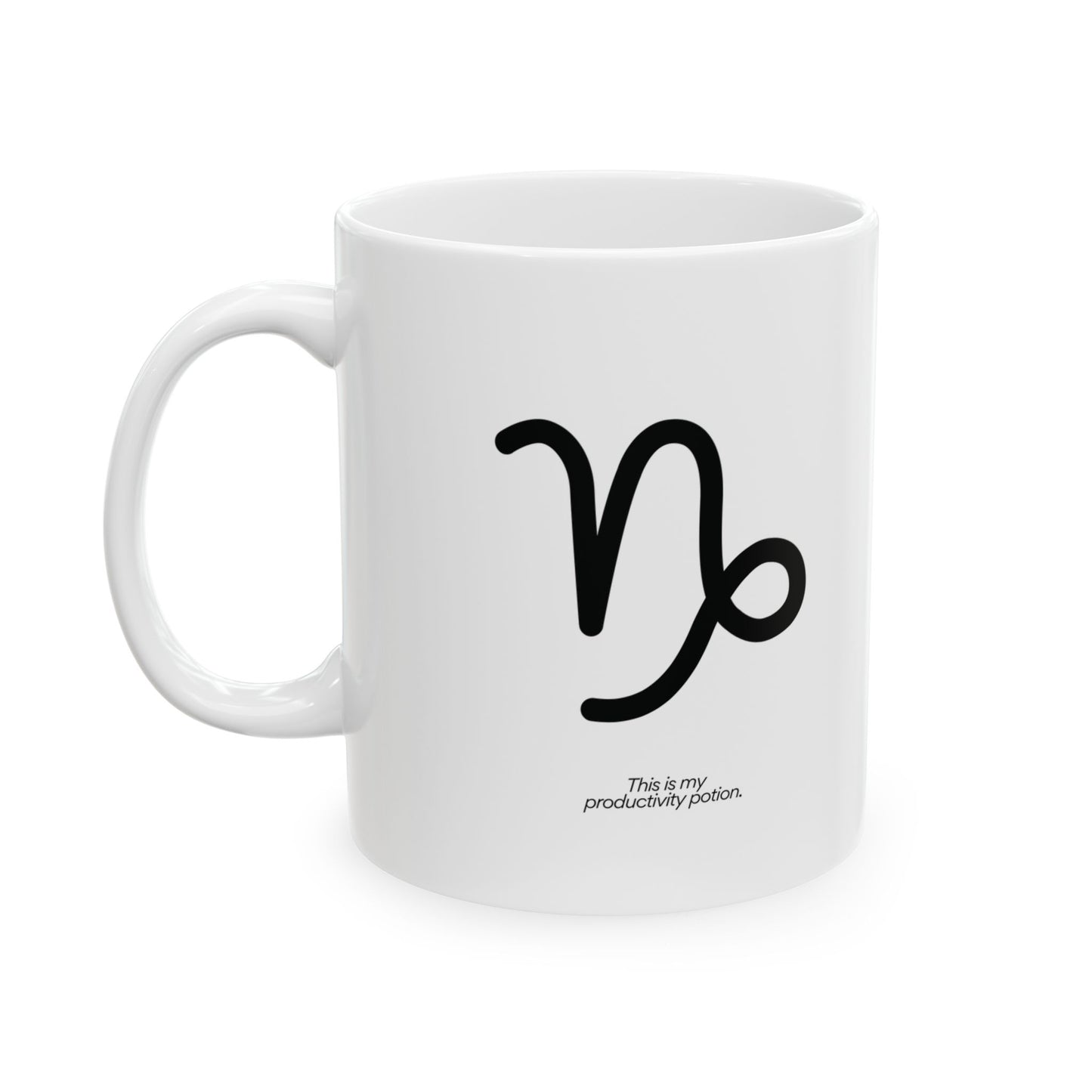 Capricorn Ceramic Mug (White), 11oz