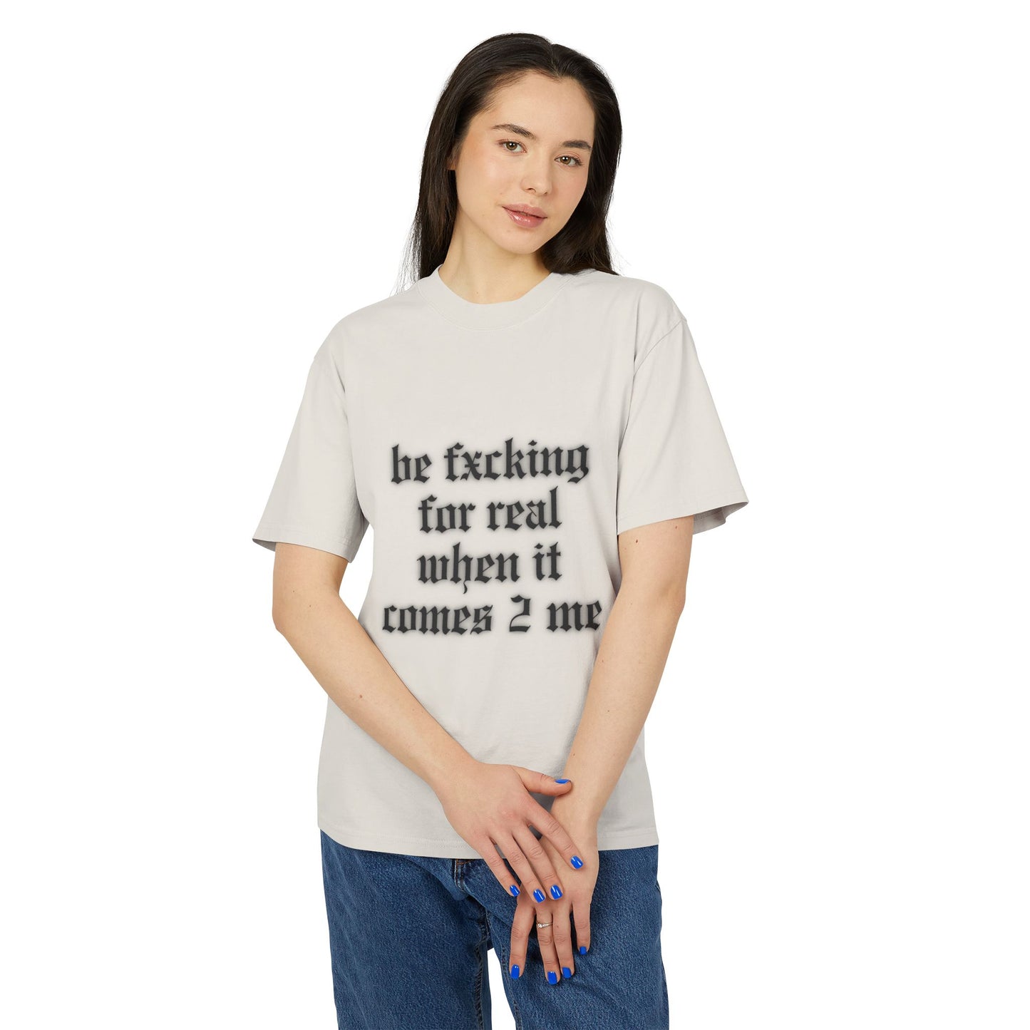 “Be For Real” Trendy Graphic Tee