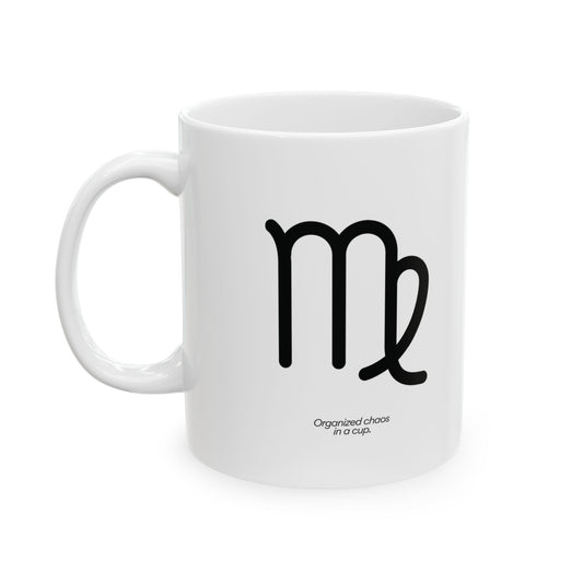 Virgo Ceramic Mug (White), 11oz
