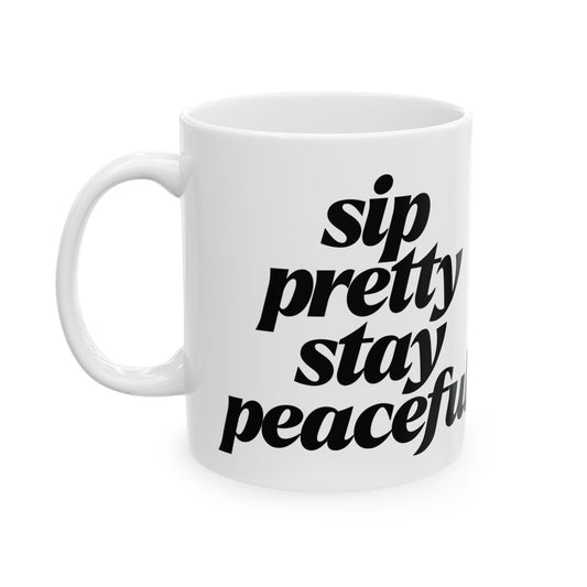 Libra Sip Ceramic Mug, 11oz