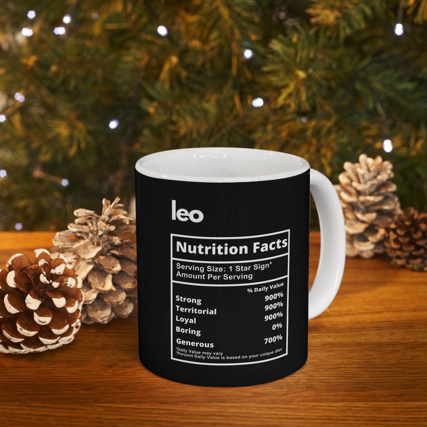 Leo Ceramic Mug, 11oz