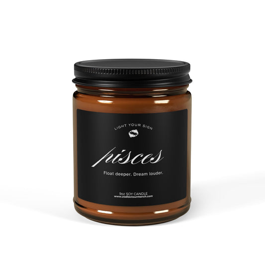Zodiac Scented Soy Candle | Pisces Vibes