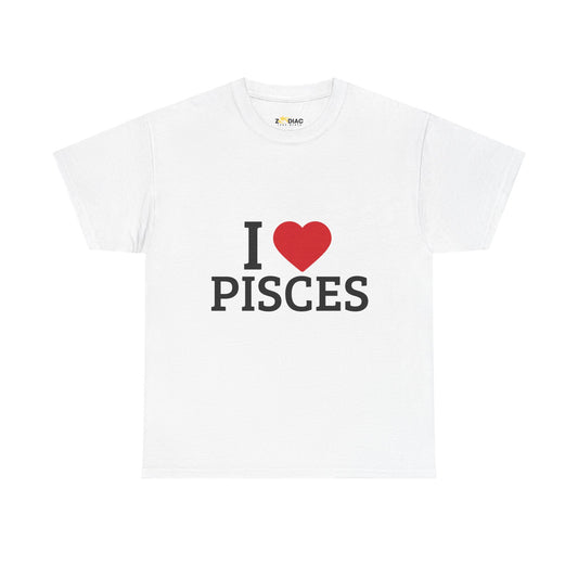 Classic "I Love" T-Shirt PISCES