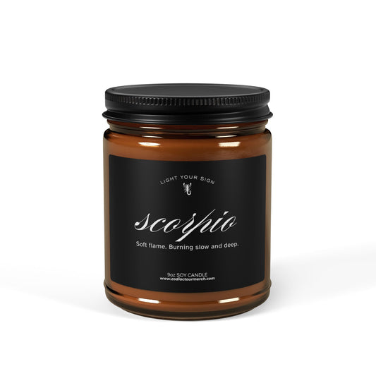 Zodiac Scented Soy Candle | Scorpio Vibes
