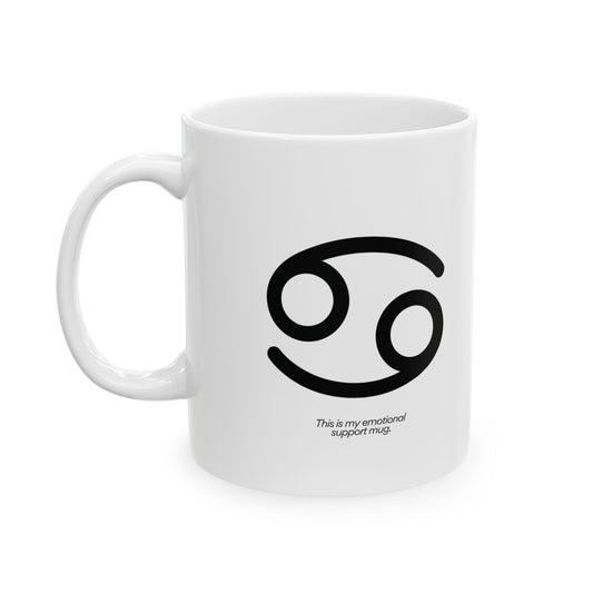 Cancer Ceramic Mug (White), 11oz