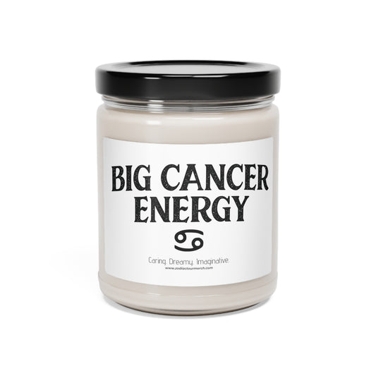 Big Cancer Energy Scented Soy Candle, 9oz