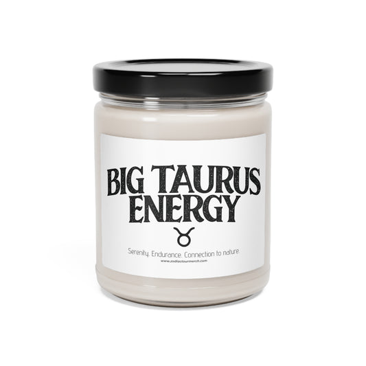 Big Taurus Scented Soy Candle, 9oz