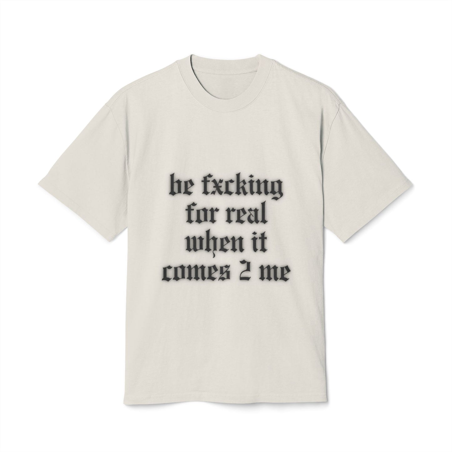 “Be For Real” Trendy Graphic Tee
