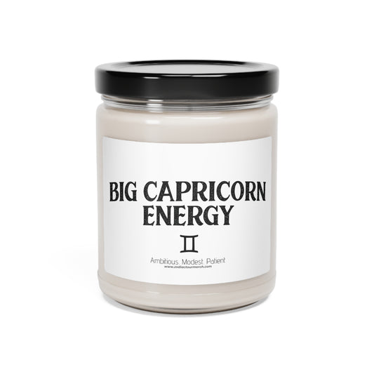 Big Capricorn Energy Scented Soy Candle, 9oz