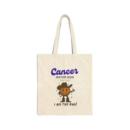 CANCER "I Am The Bag" Tote (Color)