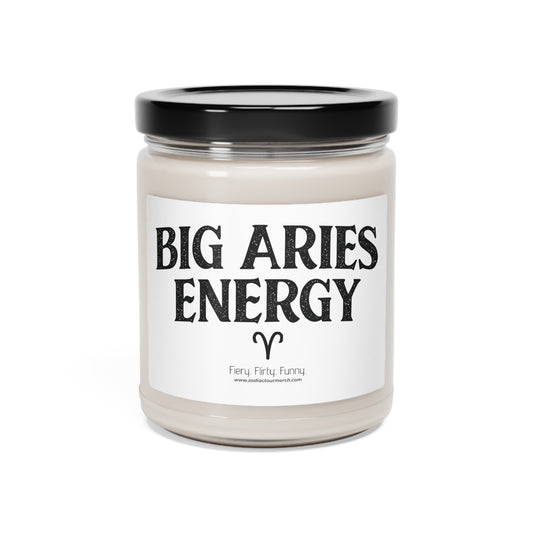 Big Aries Energy Scented Soy Candle, 9oz