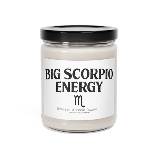 Big Scorpio Energy Scented Soy Candle, 9oz