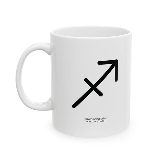 Sagittarius Ceramic Mug (White), 11oz