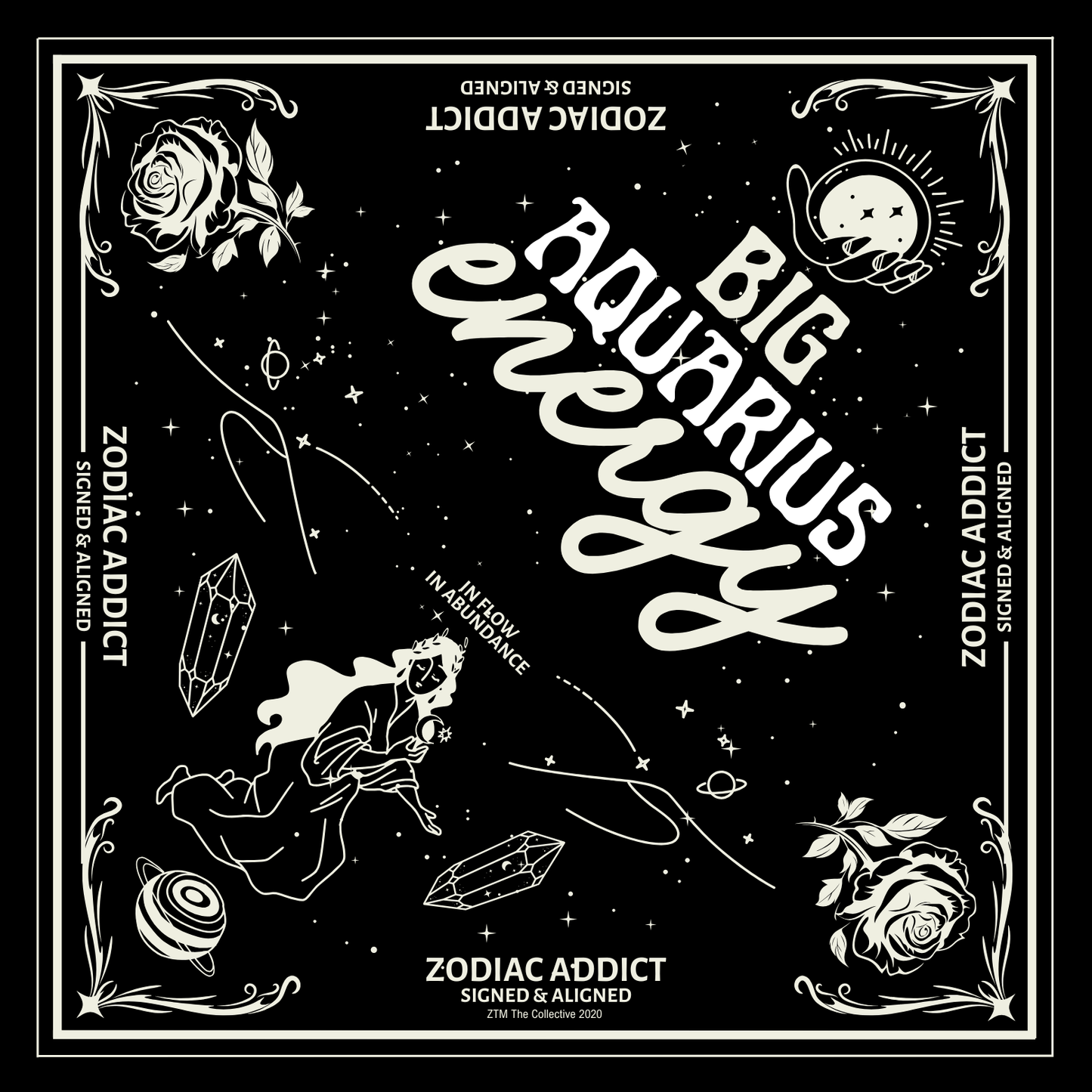 Zodiac Scarf Bandana (Choose Your Sign)